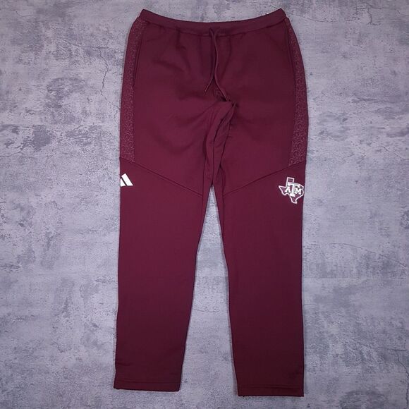 adidas Other - ADIDAS Texas A&M Aggies Tapered Sweatpants Joggers Mens Size 2XL Maroon